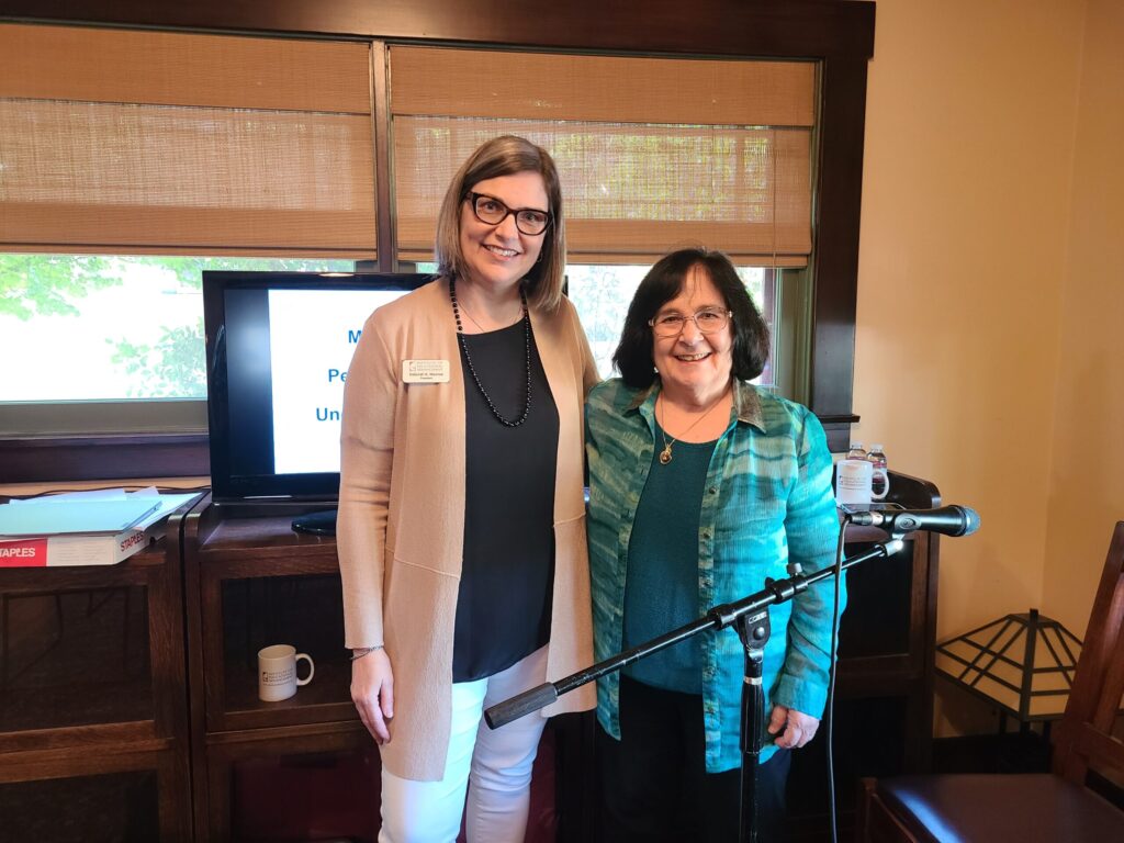 Deborah Monroe and Judy Weiner